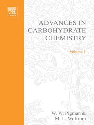cover image of Advances in Carbohydrate Chemistry